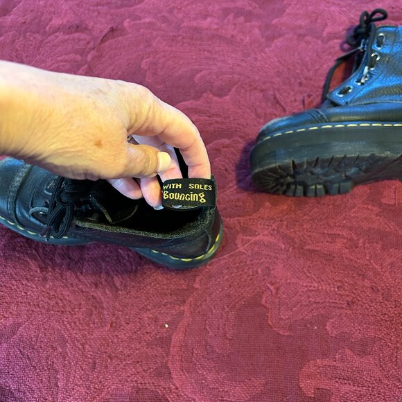 Dr. Martens Black Platform Boots - Picture 6 of 6